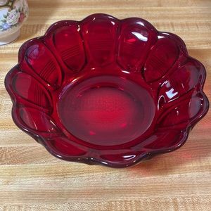 Fenton Glass Ruby Red Bowl